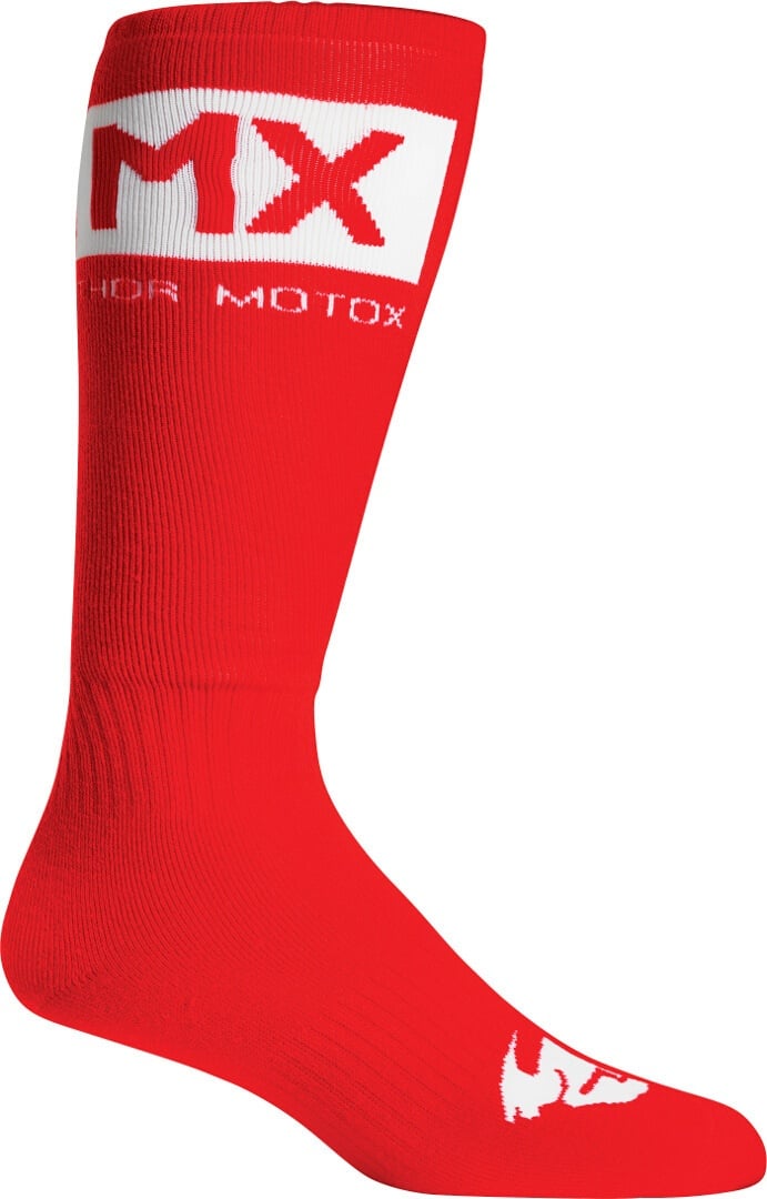 Thor MX Jugend Socken, weiss-rot