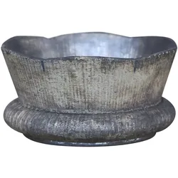 Chic Antique Teelichtglas antik, H8/D16 cm, antik sand