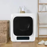 AIORBER Abgastrockner 3kg/4kg 850W UV-Sterilisation Mehrfachfilter 6 Programme Überhitzungsschutz Wandmontage Weiß - Weiß