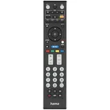 Hama Universalfernbedienung für Sony TVs (Infrarot, lernfähig, leuchtende Tasten, smarte Taste, Easy Mode Funktion, ergonomische Haupttasten, 10m Reichweite) schwarz