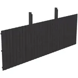 SKANHOLZ Carport-Rückwand, BxH:550x180 cm, aus Deckeschalung 20x120mm grau