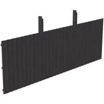 SKANHOLZ Carport-Rückwand, BxH:550x180 cm, aus Deckeschalung 20x120mm grau