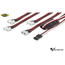 Carson Modellsport LED Licht 4+4 Set rot/weiß 500906240
