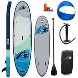 F2 SUP Board Stand Up Paddle Board 323 x 81 x 15 cm grau