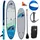 F2 SUP Board Stand Up Paddle Board 323 x 81 x 15 cm grau