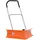vidaXL Schneeschieber mit Teleskopgriff Orange