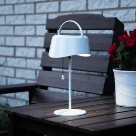 Star Trading LED-Solarlampe-'Cervia', weiss, Kunststoff, - Weiß