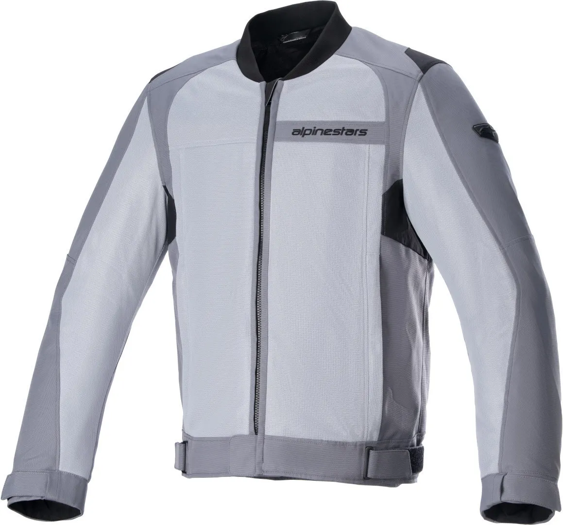 Alpinestars Luc V2 Air Motorfiets textiel jas, grijs, L Voorman