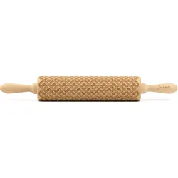 Teigroller FOLKROLL "3D-Motiv-Teigrolle", braun, L:43cm, Buchenholz, Teigroller, China