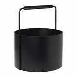 BLOMUS Kaminholzkorb Ashi 35 cm schwarz