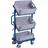VARIOfit Eurokastenwagen Stahl 610 x 410 mm Enzianblau