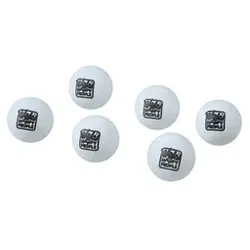 Tischtennisball 6ST weiß HAPPY PEOPLE 74444 D4cm