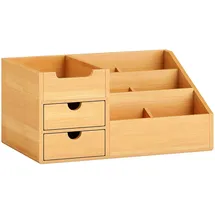 Homcom Aufbewahrungsbox 33 x 20,5 x 15,5 cm 2-tlg. natur