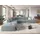 sit&more Ecksofa »Cadabra L-Form«, Breite 356 cm, mit Sitztiefenverstellung blau