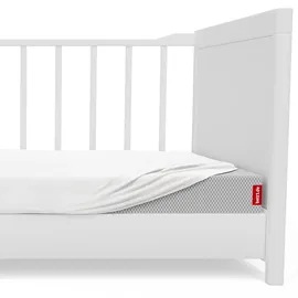 Bett1.de Spannbettlaken Baumwolle-Jersey-Elasthan 60 x 120 cm weiß