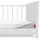 Bett1.de Spannbettlaken Baumwolle-Jersey-Elasthan 60 x 120 cm weiß