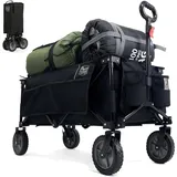 Bollerwagen Faltbar schwarz
