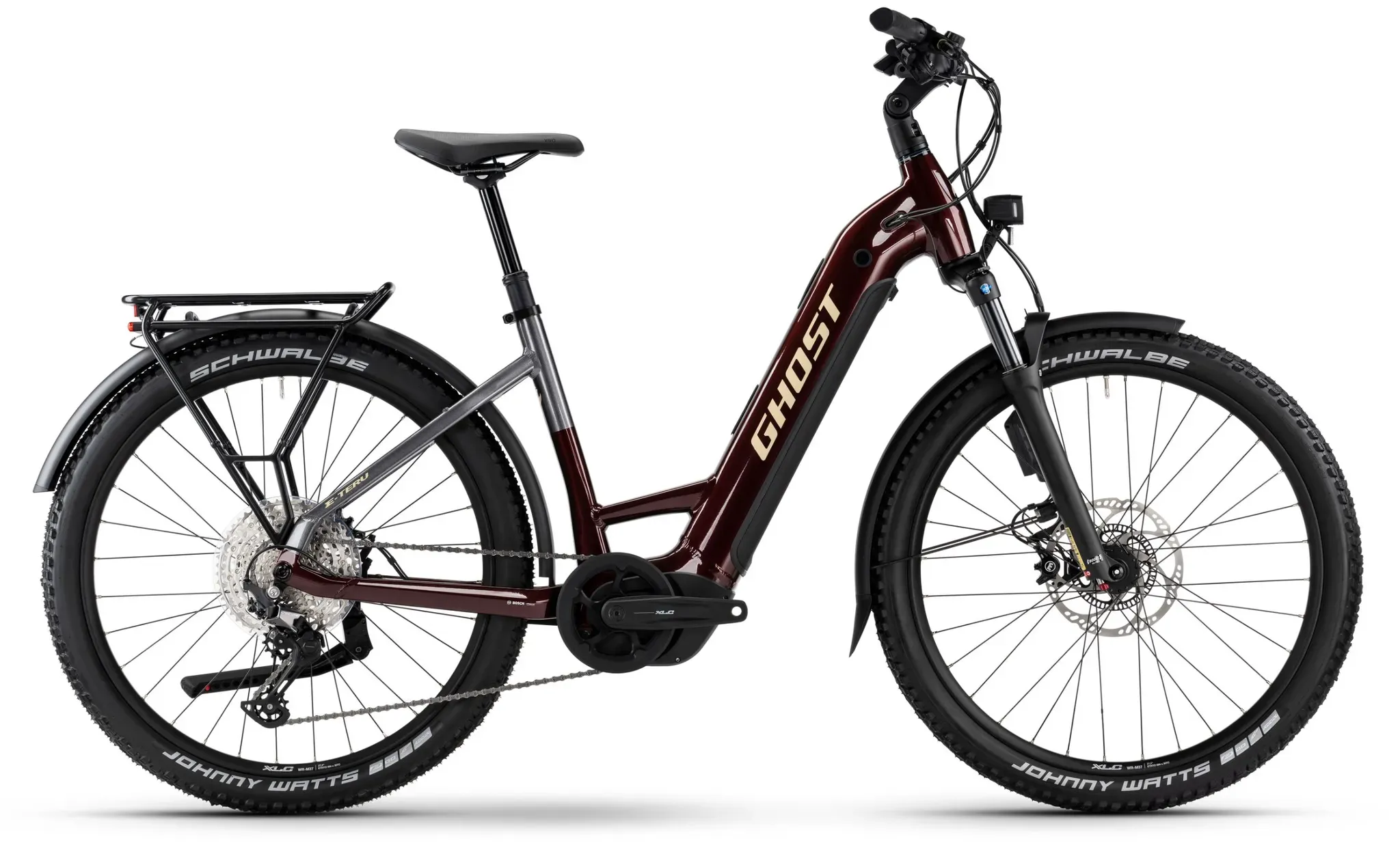 Ghost E-Teru Advanced EQ LOW Performance Line PX 800Wh - L - cocoa bean/graphite noir - glossy