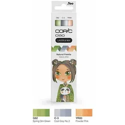 COPIC® Ciao Natural Palette Layoutmarker-Set farbsortiert 1,0 + 6,0 mm, 3 St.