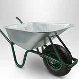 BITUXX Schubkarre 100L 250kg Schiebkarre Schiebtruhe Schubkarren für Bau Garten