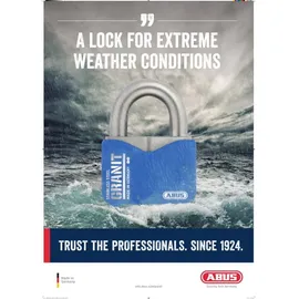 ABUS Granit 37ST/55 B/DFNLI Edelstahl CodeCard + Mehrschlüssel