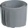 Estexo Sichtschutzstreifen 19 x 0 cm grau PVC 10 St.