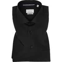Eterna Kurzarmhemd Schwarz 39