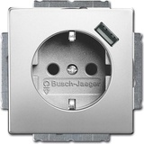 Busch-Jaeger Steckdose Schuko/USB-Steckdose