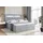 altdecor BOXBETT LED mit H3-Matratze und Lattenrost - NOEL GOLD - 160x200 Hellgrau