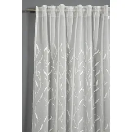 GARDINIA Dolly Voile verdeckte Schlaufen 140 x 245 cm natur