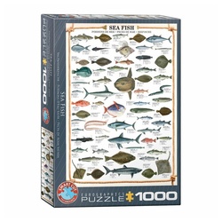 EUROGRAPHICS Puzzle Seefische, 1000 Puzzleteile bunt