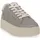 Mustang Plateau Sneaker Damen Silber 38