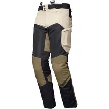 Modeka Khao Air II, Textilhose wasserdicht - Schwarz/Beige/Hellbraun - L