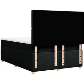 vidaXL Boxspringbett 140 x 200 cm Schwarz