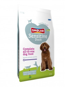 Smølke Sensitive eend hondenvoer  2 x 3 kg