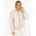 modisch Kontrastdetails regular fit langärmelig mit Herzsticker beige XL 42