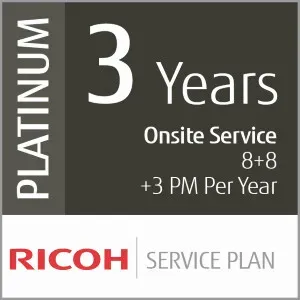 Ricoh 3 Jahre Platin Serviceplan (Mid-Vol Produktion)