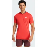 Tennis Climacool FreeLift Poloshirt Semi Lucid Red M