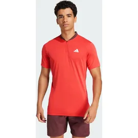 Adidas Tennis Pro Climacool FreeLift Poloshirt Semi Lucid Red M