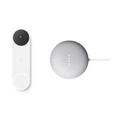 Google Nest Doorbell (mit Akku) + kostenloser Google Nest Mini