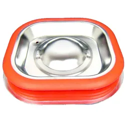 Airbrush-City GN 1/6 Deckel Gastronormbehälter Silikon Abdeckung GN-Behälter Edelstahl