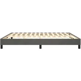 vidaXL Boxspringbettgestell Dunkelgrau 180x200 cm Samt