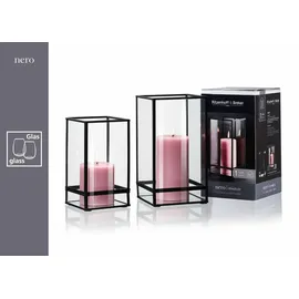 Ritzenhoff & Breker Windlicht Nero Glas Schwarz