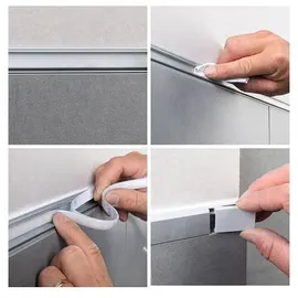 Paulmann LumiTiles LED Strip Aufbauprofil Top 2m Alu eloxiert