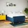 vidaXL Boxspringbett 140 x 200 cm Blau