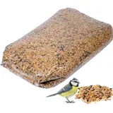 dobar® Wildvogelfutter 25 kg Streufutter - Ganzjahresvogelfütterung - Vogelfutter für Futtersäulen/Vogelfutterhäuser - Vogelfutter 25 kg