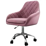 MIRJAN24 Sessel Muz 1018-1 (360 Grad), Regulierbare Sitzhöhe, Gasdruckfeder rosa