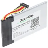AccuCell AKKU 3.7V 3.800mAh 14.06Wh Li-Polymer N496 für GPS Magellan TRX7, 93 x 58,6 x 4,9mm
