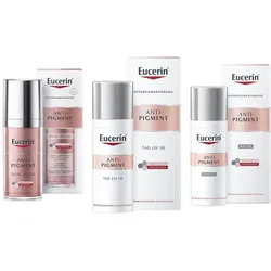 Eucerin Anti-Pigment Tag LSF30 + Nachtpflege + Dual Serum
