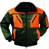 Industrial Quality Supplies Forstpilotenjacke Gr.XXL grün/orange 70%Polyacryl/30%Polyester Webpelzfutter